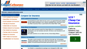 What Comparecarinsurance.co.in website looked like in 2014 (9 years ago)