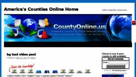 What Countyonline.us website looked like in 2014 (9 years ago)