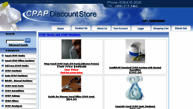 What Cpapdiscountstore.com website looked like in 2014 (9 years ago)