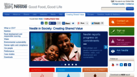 What Creatingsharedvalue.org website looked like in 2014 (9 years ago)