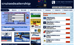 What Cruisedealership.com website looked like in 2014 (9 years ago)
