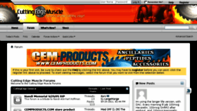 What Cuttingedgemuscle.com website looked like in 2014 (9 years ago)