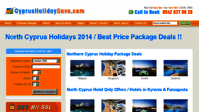 What Cyprusholidaysave.com website looked like in 2014 (9 years ago)