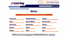 What Cantufind.com website looked like in 2014 (9 years ago)