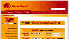 What Couriersplease.com.au website looked like in 2014 (9 years ago)