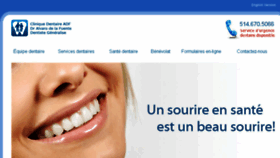 What Cliniquedentaireileperrot.ca website looked like in 2014 (9 years ago)