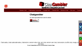 What Chatgambler.com website looked like in 2014 (9 years ago)