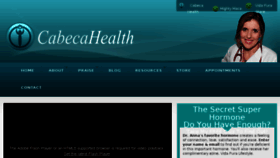 What Cabecahealth.com website looked like in 2014 (9 years ago)