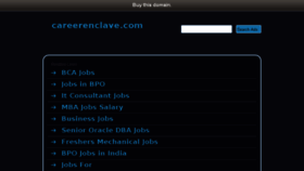 What Careerenclave.com website looked like in 2014 (9 years ago)