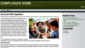 What Compliancehome.com website looked like in 2014 (9 years ago)