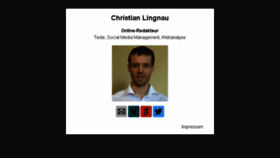 What Christianlingnau.de website looked like in 2014 (9 years ago)