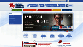 What Colegio.metodistademinas.edu.br website looked like in 2014 (9 years ago)