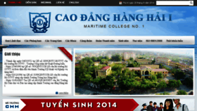 What Cdhh.edu.vn website looked like in 2014 (9 years ago)