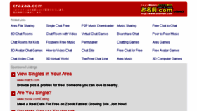 What Crazaa.com website looked like in 2014 (9 years ago)