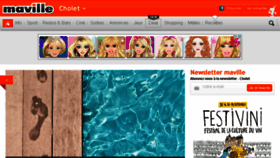 What Cholet.maville.com website looked like in 2014 (9 years ago)