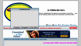What Challenger-chausson.com website looked like in 2014 (9 years ago)
