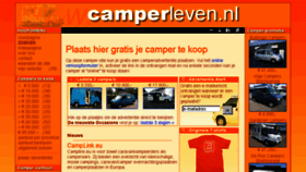 What Camperleven.nl website looked like in 2014 (9 years ago)