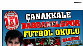 What Canakkalespor.com website looked like in 2014 (9 years ago)