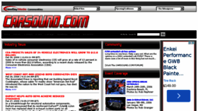 What Carsound.com website looked like in 2014 (9 years ago)