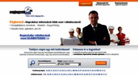 What Cegjegyzek.info.hu website looked like in 2014 (9 years ago)