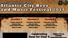 What Celebrationofthesuds.com website looked like in 2014 (9 years ago)