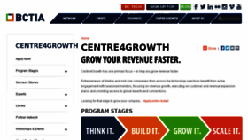 What Centre4growth.com website looked like in 2014 (9 years ago)