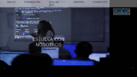 What Cenec.es website looked like in 2014 (10 years ago)