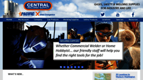 What Centralwelding.com website looked like in 2014 (9 years ago)