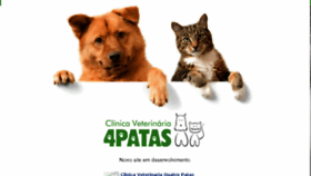 What Clinica4patas.com.br website looked like in 2014 (9 years ago)