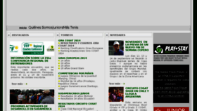 What Cosat.org website looked like in 2014 (9 years ago)
