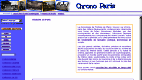 What Chrono-paris.com website looked like in 2014 (9 years ago)
