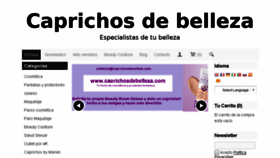 What Caprichosdebelleza.com website looked like in 2014 (9 years ago)