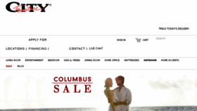 What City-furniture.com website looked like in 2014 (9 years ago)
