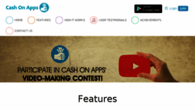 What Cashonapps.com website looked like in 2014 (9 years ago)