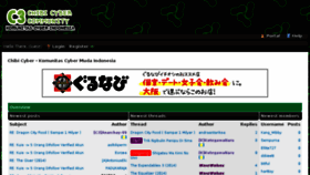 What Chibi-cyber.com website looked like in 2014 (9 years ago)