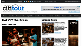 What Cititour.com website looked like in 2014 (9 years ago)