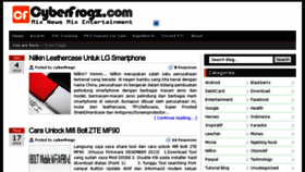 What Cyberfrogz.com website looked like in 2014 (9 years ago)