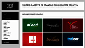 What Clapat.ro website looked like in 2014 (10 years ago)