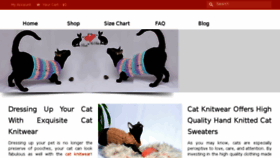 What Catknitwear.com website looked like in 2014 (9 years ago)