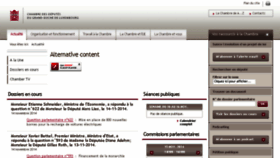 What Chd.lu website looked like in 2014 (9 years ago)