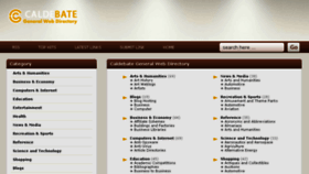 What Caldebate.com website looked like in 2014 (9 years ago)