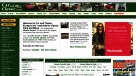 What Carsandclassics.co.uk website looked like in 2014 (9 years ago)