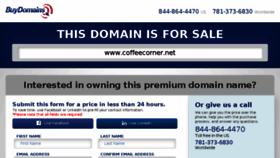 What Coffeecorner.net website looked like in 2014 (9 years ago)