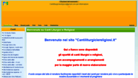 What Cantiliturgiciereligiosi.it website looked like in 2014 (9 years ago)