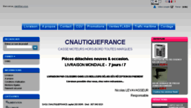 What Cnautiquefrance.com website looked like in 2014 (9 years ago)