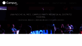 What Campus-night.com.mx website looked like in 2014 (9 years ago)