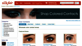 What Colorcontacts.silkfair.com website looked like in 2014 (9 years ago)