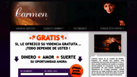 What Carmen-vidente.com website looked like in 2014 (9 years ago)