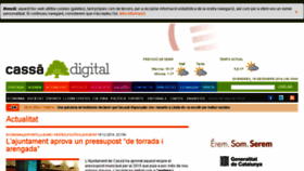 What Cassadigital.cat website looked like in 2014 (9 years ago)
