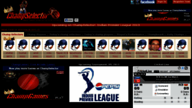 What Champselector.com website looked like in 2014 (9 years ago)